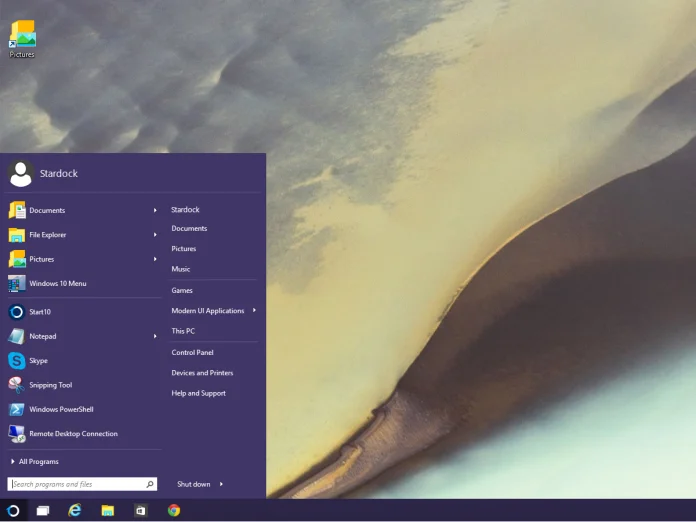 Start menu x Pro SPACEX 6.8.