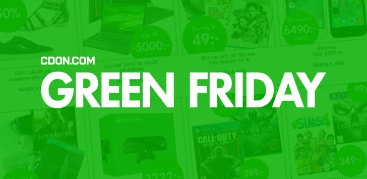 Green Friday-tävling med gamingskärm och grafikkort från CDON.com