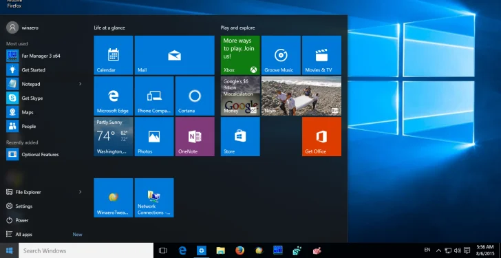 Windows 10 Pro for Workstation PCs hittar ut på webben
