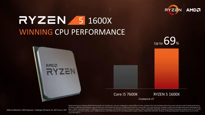 AMD tillkännager Ryzen 5 1600X, 5 1600, 5 1500X och 5 1400 ...