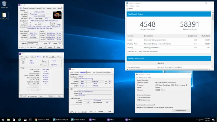 Amd threadripper 1920x vs i9 9900k