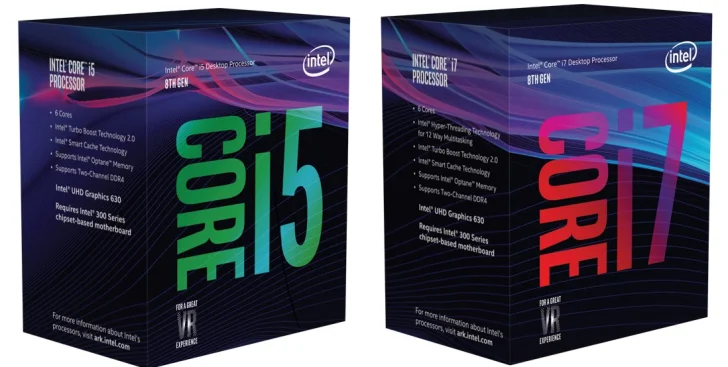 Intel Core i9-9900K, i7-9700K och i5-9600K prislistas hos återförsäljare