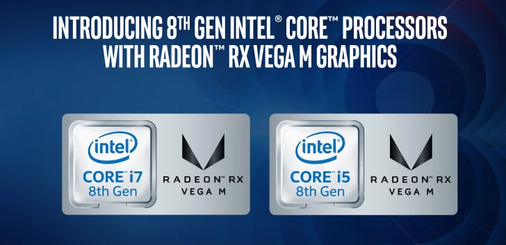 Intel lanserar åttonde generationens Core-processorer med Radeon RX Vega M-grafik