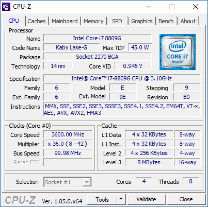 Testpilot Hades Canyon NUC CPU-Z 01.PNG