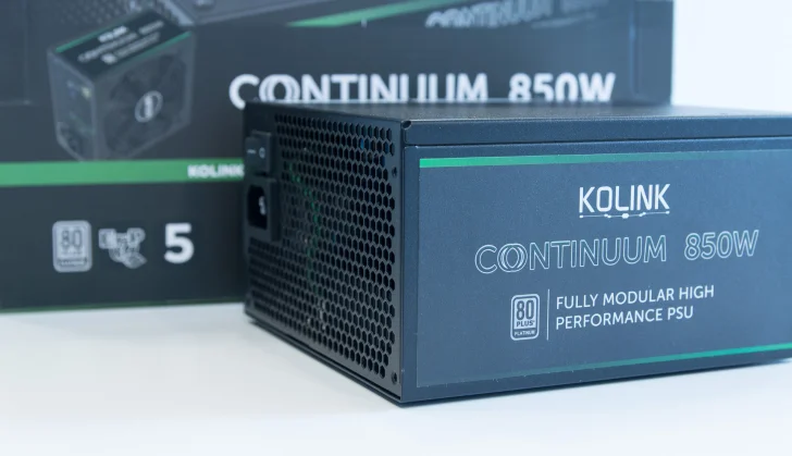 Kolink Continuum 850 W – nätaggregat med 80 Plus Platinum och pressad prislapp