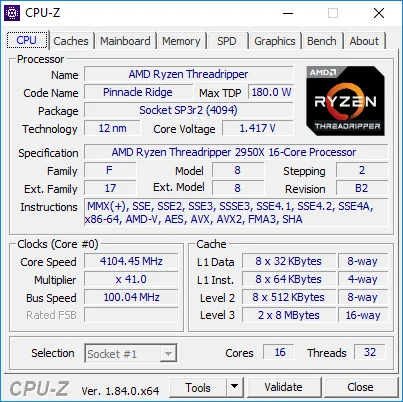 Amd ryzen threadripper 2990wx test