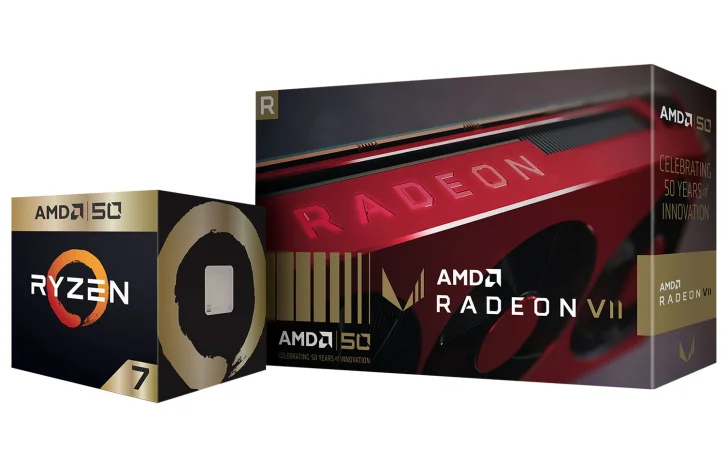 AMD firar 50 år med Ryzen 7 2700X och Radeon VII i jubileumsutförande