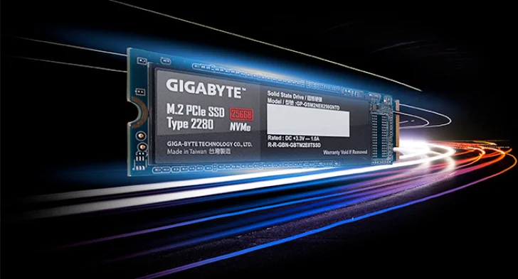 Gigabyte haussar SSD med PCI Express 4.0 och hastigheter nära 5 GB/s