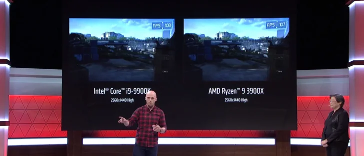 AMD Ryzen 3000-serien jämförs med Intel Core 9000-serien i flertalet speltitlar