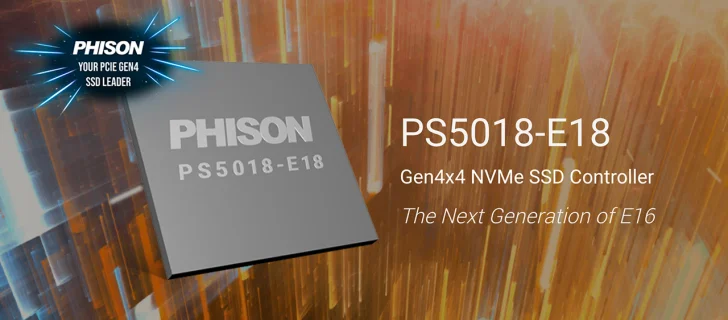 Phisons nya SSD-kontroller ger 7 GB/s över PCI Express 4.0