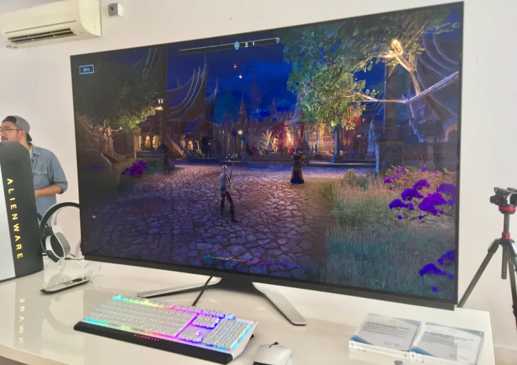 Alienware Sverige-lanserar 55-tums spelskärm med 4K OLED och 120 Hz i höst