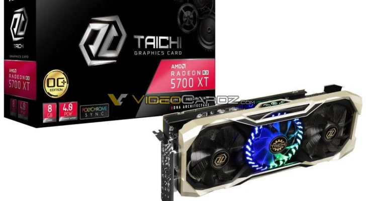 Asrock Radeon RX 5700 XT Taichi hittar ut på bild – påkostad kylare och extra Displayport