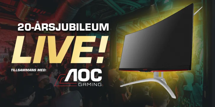 Vinn spelskärm från AOC Gaming och biljett till SweClockers Live!