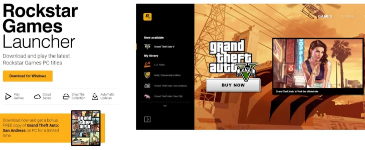 Grand Theft Auto: San Andreas gratis när Rockstar sjösätter spelklient