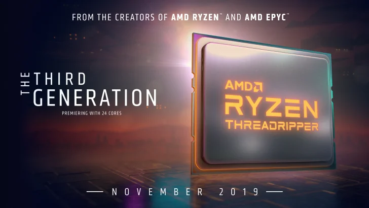 Gigabyte TRX40-moderkort för AMD Ryzen Threadripper 3000 på bild