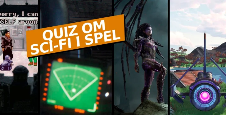 Jämnt rymdskägg i quiz om sci-fi i spel