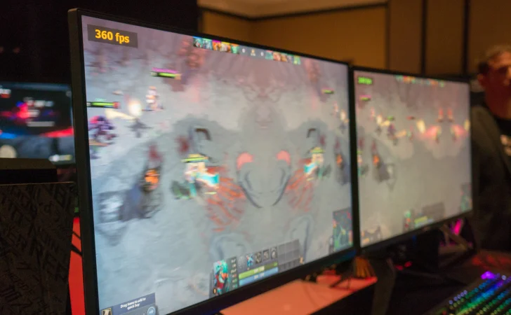 Asus visar världens första gamingskärm med 360 Hz och Nvidia G-Sync