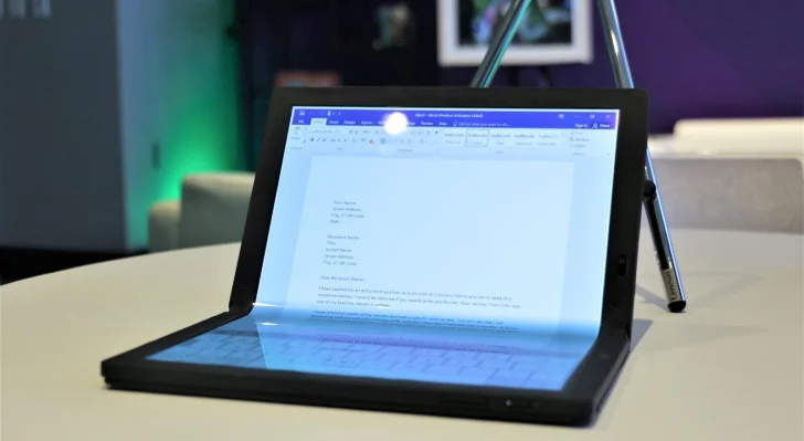 Lenovo presenterar Thinkpad X1 Fold – vikbar hybriddator med Windows 10