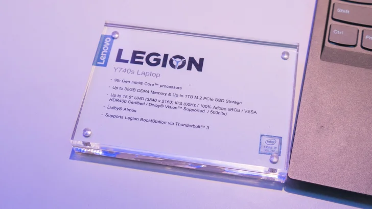 Lenovo omdefinierar den bärbara speldatorn med Legion Y740S