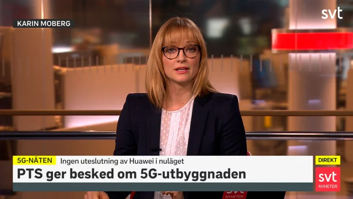 Svensk 5G-auktion går av stapeln i oktober – Huawei utesluts inte