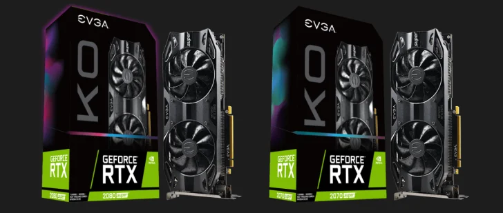 EVGA siktar på riktpriset med Geforce RTX 2080 Super KO och 2070 Super KO
