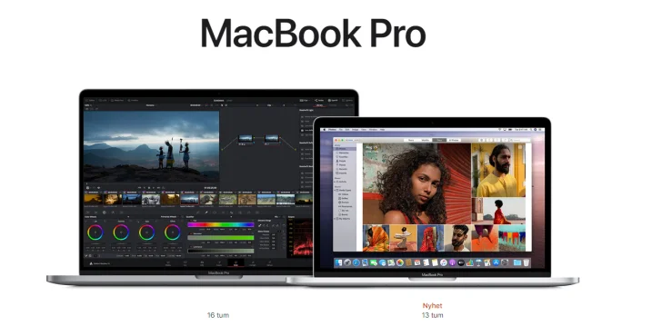 Apple Macbook Pro 13 får uppgraderad kapacitet och tangentbord