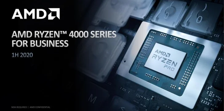 AMD släpper Ryzen Pro 4000 för bärbara arbetsdatorer