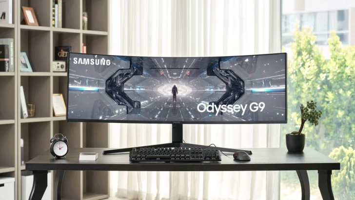 Samsung släpper spelskärmen Odyssey G9 på 49 tum med rejäl krökning