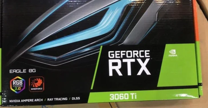 Gigabyte Geforce RTX 3060 Ti Eagle till salu i mellanöstern
