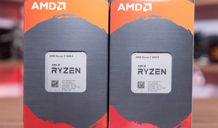 AMD Ryzen 7 5800X och Ryzen 5 5600X