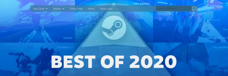 Steam tillkännager 2020 års topptitlar
