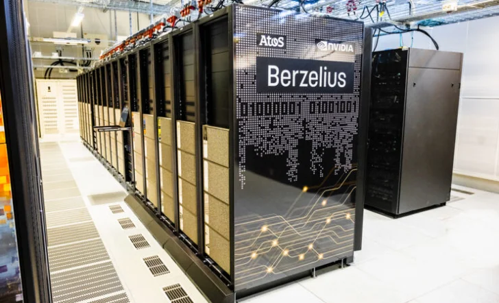 Berzelius är Sveriges snabbaste superdator för AI och maskininlärning