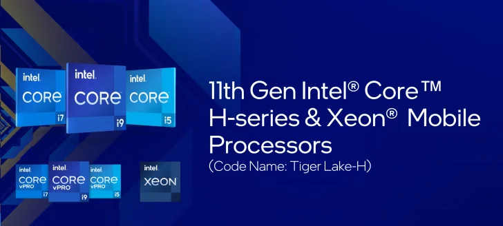 Intel lanserar "Tiger Lake-H" – åtta kärnor och 5,0 GHz till bärbara datorer