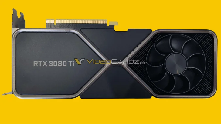 Nvidia Geforce RTX 3080 Ti Founders Edition fastnar på bild