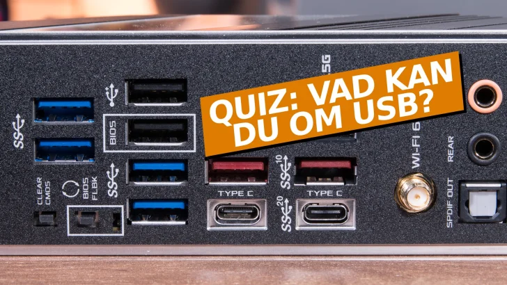 Quiz: Vad kan du om USB?