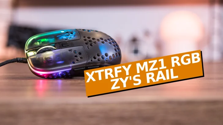 Xtrfy MZ1 RGB "Zy's Rail" – skapad av en rakethoppande ninja