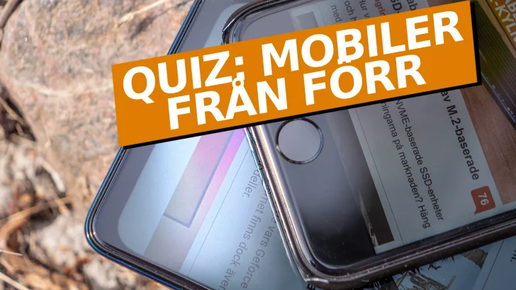 Quiz: Mobiltelefoner från förr
