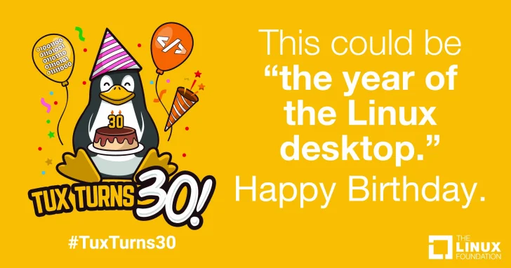 Linux fyller 30 år!