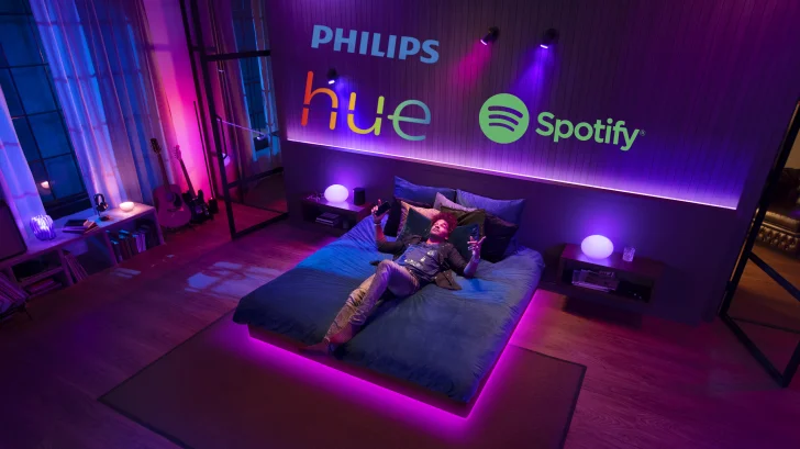 Philips Hue integrerar belysning med Spotify