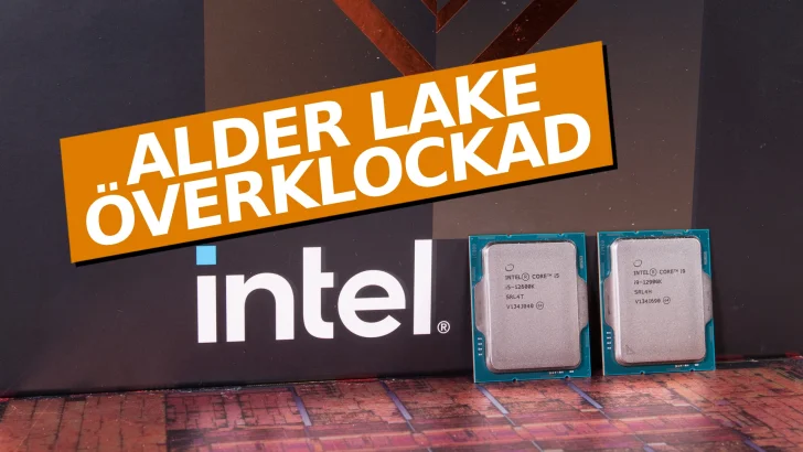 Core i9-12900K och i5-12600K "Alder Lake" i överklockat läge
