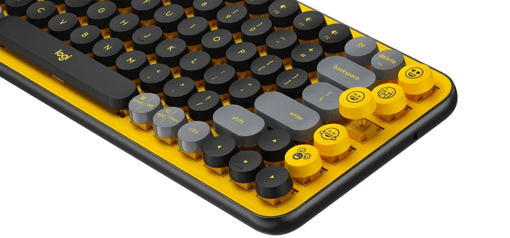 Logitech gör mekaniskt tangentbord med emoji-knappar