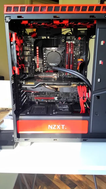 NZXT H44O Black&Red 