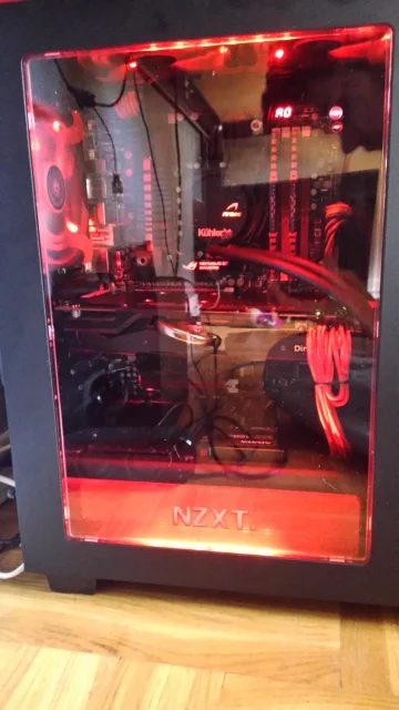 NZXT H44O Black&Red 