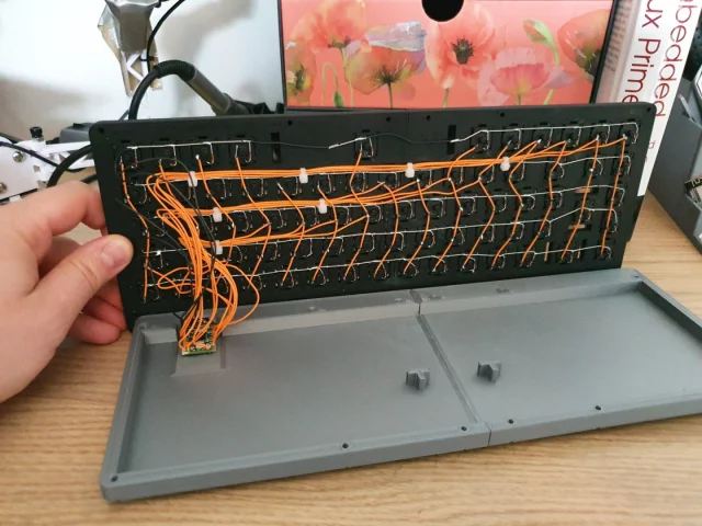 3D utskivet tangentbord