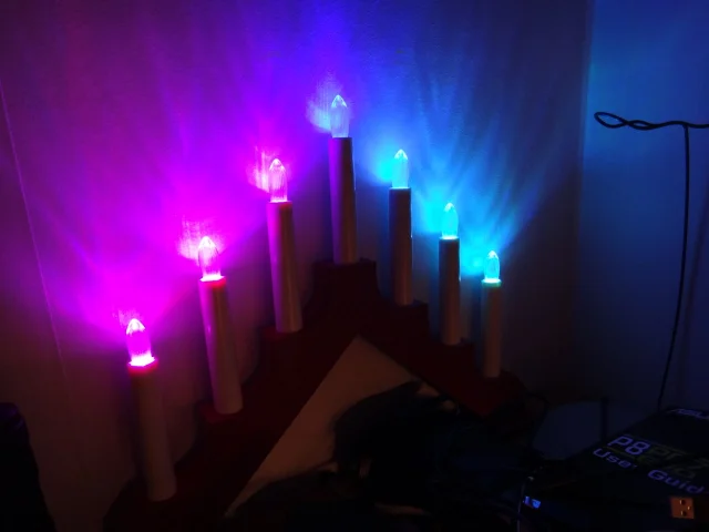 RGB-LED-ljusstake